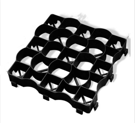 330*330*50MM Pavimentadores de césped poroso de HDPE Rejillas de césped de plástico para aparcamiento de entrada