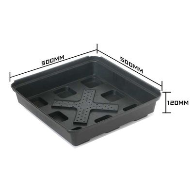 Cuadrado Hdpe planta bandeja de la azotea terraza jardín planta de macetas para el exterior kits de propagación