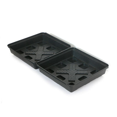 Cuadrado Hdpe planta bandeja de la azotea terraza jardín planta de macetas para el exterior kits de propagación
