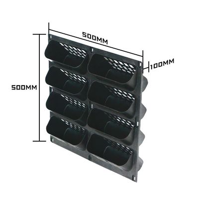 Planta de macetas de flores verticales para jardines, conjunto de kits de propagación para la plantación vertical diaria