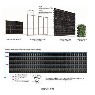 Los productos de la planta de jardín de mosos verticales de planta verde de panel de pared de acabado no recubierto por metro cuadrado 4