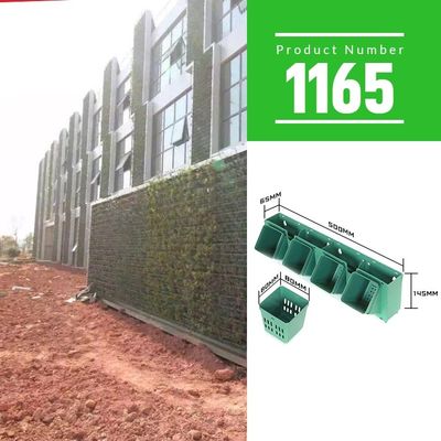 Planteador de hierbas de plástico vertical para jardines de estilo moderno para plantar en interiores