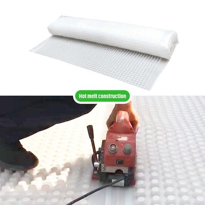 Sistema modular de techo verde Hdpe de drenaje de membrana de hoyuelas de malla