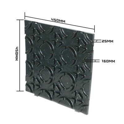 Diseño gráfico Partes de calefacción por suelo para sistemas de calefacción por suelo con agua
