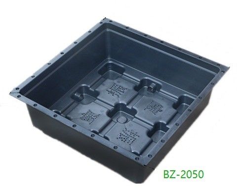 Cuadrado de forma Sedum Green Roof Tray para gran jardinero de plástico y planta verde