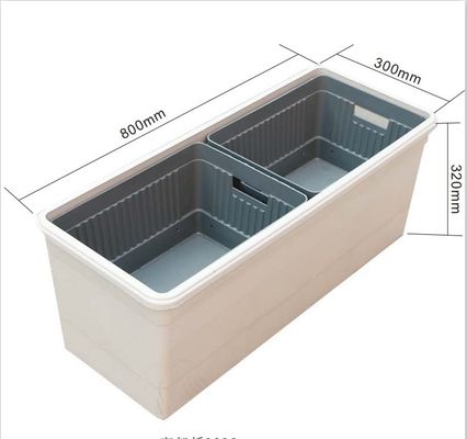 Gran bandeja para plantar jardines La combinación perfecta de puente elevado y techo verde