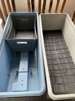 Gran bandeja para plantar jardines La combinación perfecta de puente elevado y techo verde