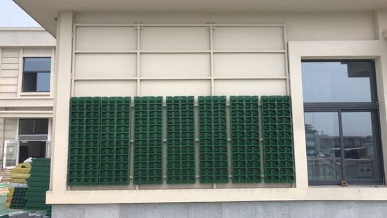 Plantas verdes para exteriores de plástico para jardines verticales y macetas de flores para paredes verdes con estilo
