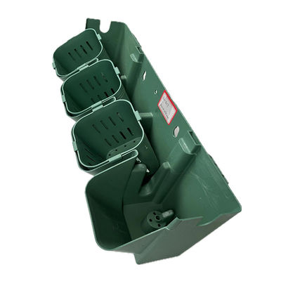500*5mm maceta de plástico para plantas apilables para el verde de la pared viva en negro/verde