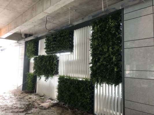 500*5mm maceta de plástico para plantas apilables para el verde de la pared viva en negro/verde