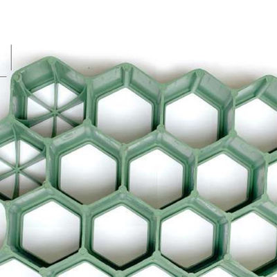 Redes de pavimento permeable de HDPE verde para una fácil instalación en la entrada de un embalaje en tierra