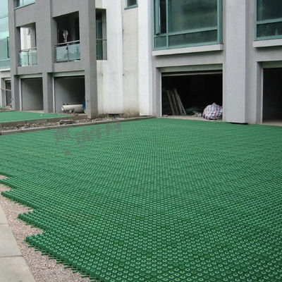 Redes de pavimento permeable de HDPE verde para una fácil instalación en la entrada de un embalaje en tierra