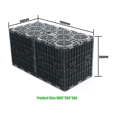 Tanque de diseño de sistema de recolección de agua de lluvia UV doméstico PP con capacidad de almacenamiento de agua de 232L