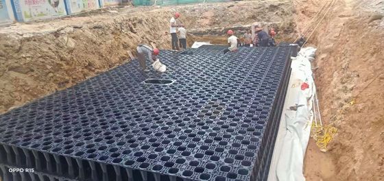 Actualice sus tanques de infiltración con sistemas de gestión de aguas pluviales de tipo enchufable