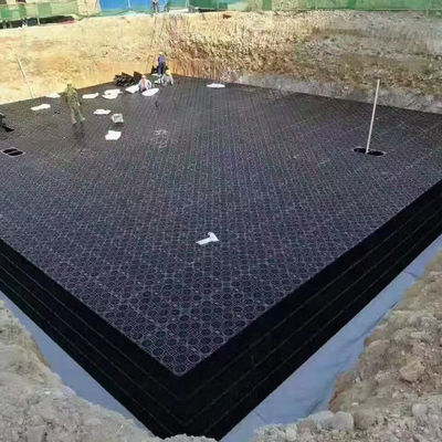 Después del servicio Apoyo en línea Módulo de recolección de agua de lluvia HDPE para el sistema de drenaje de césped