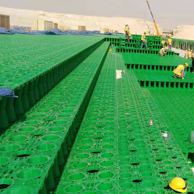 Material HDPE de alta capacidad de carga Sistemas de recolección de agua de lluvia Tanques para escuelas