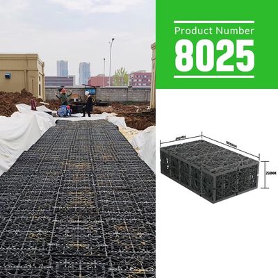 Material de HDPE de tipo enchufable Tanques subterráneos de retención de agua de lluvia Sistemas de tratamiento