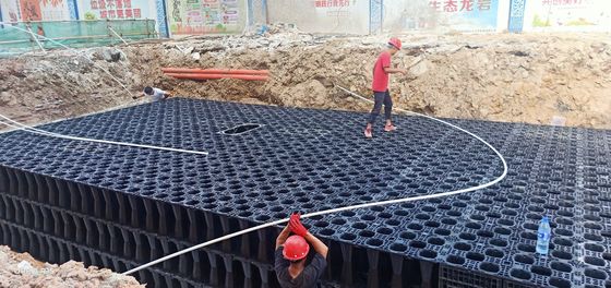 Caja de drenaje de agua de lluvia para la recolección de agua de lluvia