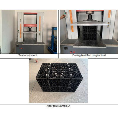 Caja de drenaje de infiltración geocelular de plástico negro para recolección de agua de lluvia